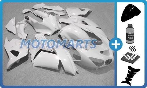 Bundle for kawasaki zx14 zzr1400 06 07 08 09 body kit fairing & windscreen wh