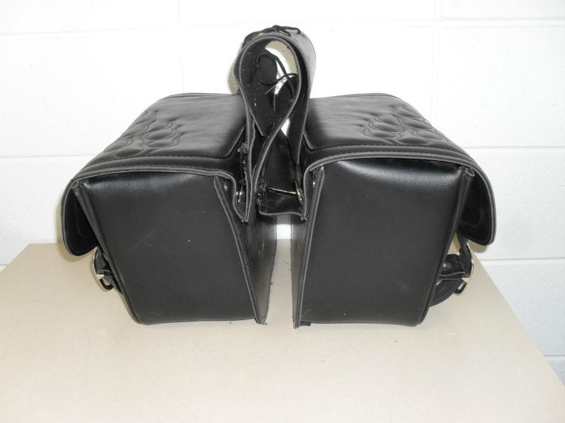Saddlemen leather saddle bags universal