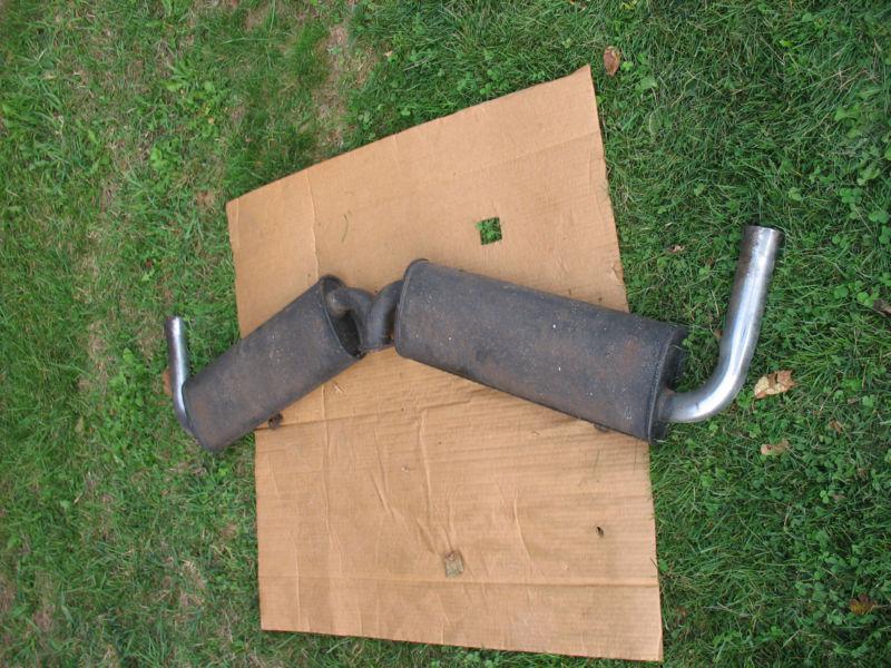 Volkswagen beetle twin pack muffler 