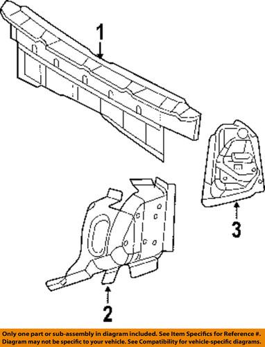 Dodge oem 5065745af rear body-rear body panel