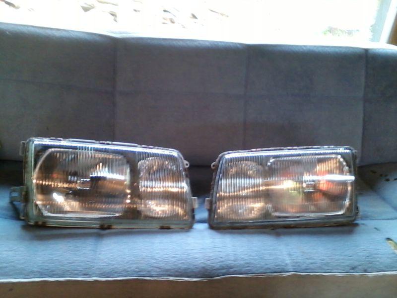 81-85 headlights mercedes-benz 300sd headlamp assembly w126 sedan r&l set