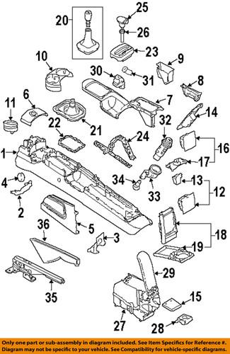 Volkswagen oem 1c086319908h center console-lining