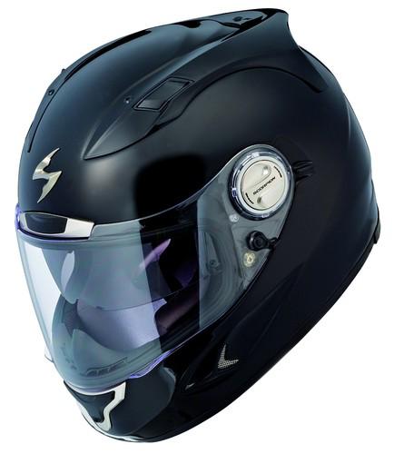 Scorpion exo-1100 solid full-face helmet gloss black