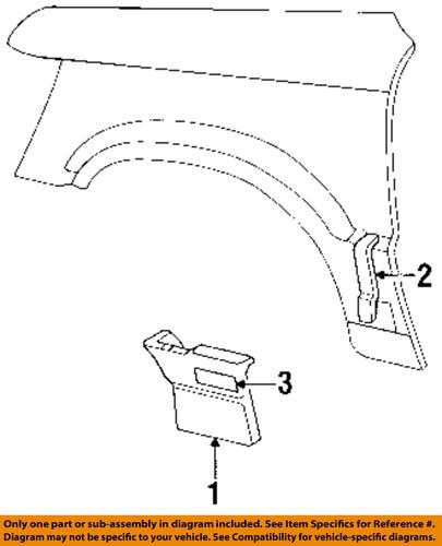 Jeep oem 5dp63ss5 fender-lower cladding