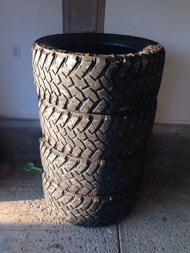 4 used  305/55-20 nitto trail grappler mt tires 55r20 r20 55r 305 55