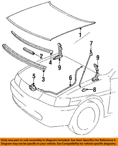 Toyota oem 5351016150 hood-lock