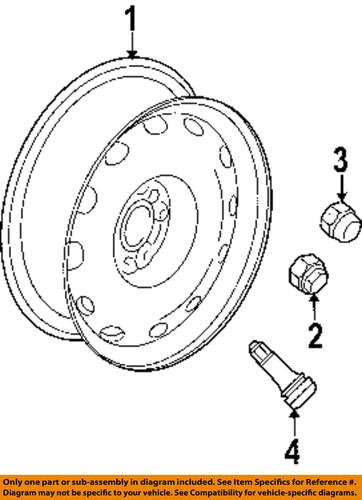 Dodge oem 5105620aa wheel, steel