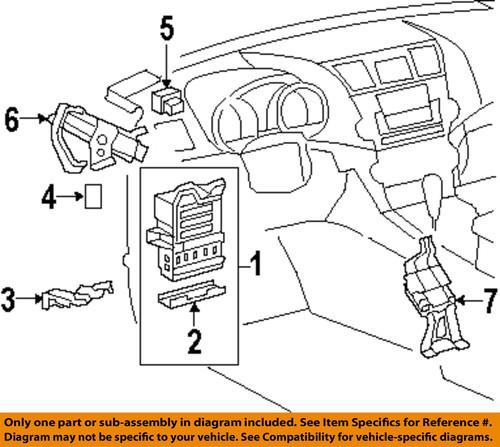 Toyota oem 8198053020 flasher/hazard warning flasher