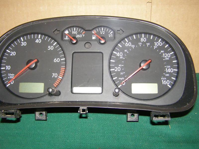 2003 vw golf  2003 vw jetta sedan speedometer cluster 75k  mt  6 spd  6 cyl