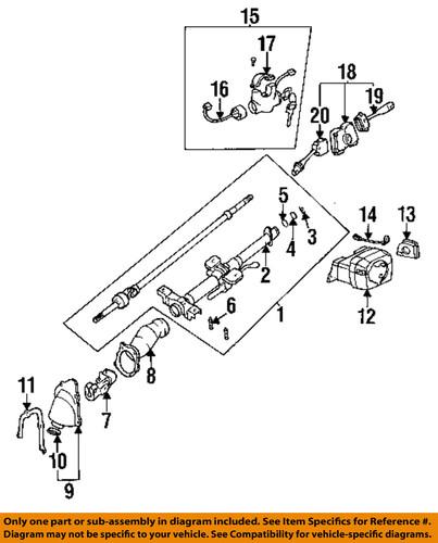 Nissan oem 487501e411 switch, ignition starter/ignition starter switch