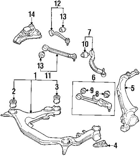 Volkswagen 8e0407506a genuine oem factory original ft upr cntl arm