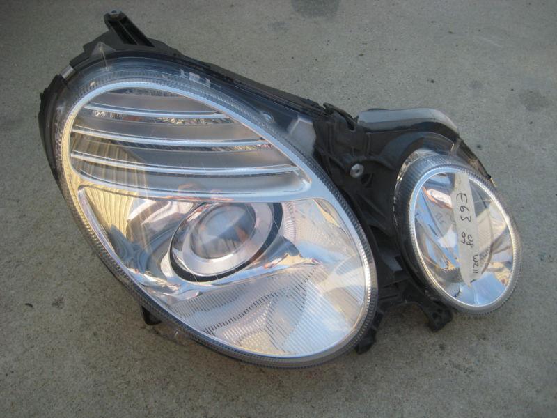 Bmw e63 e320 e350 e550 w211 right xenon headlight headlamp oem complete 07-09 