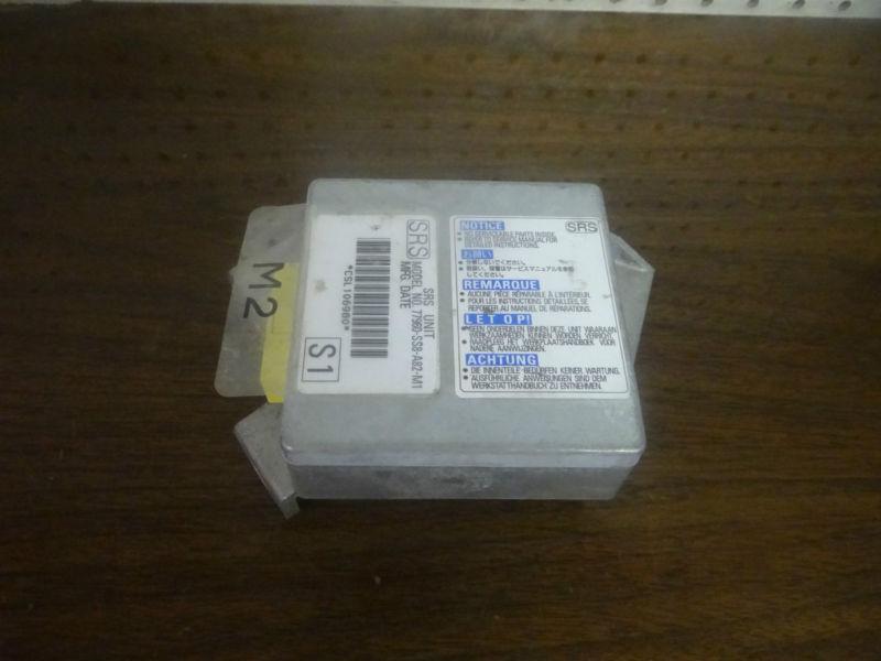 (bb170a) 01 02 honda accord  airbag  control module  77960-ss8-a82-m1