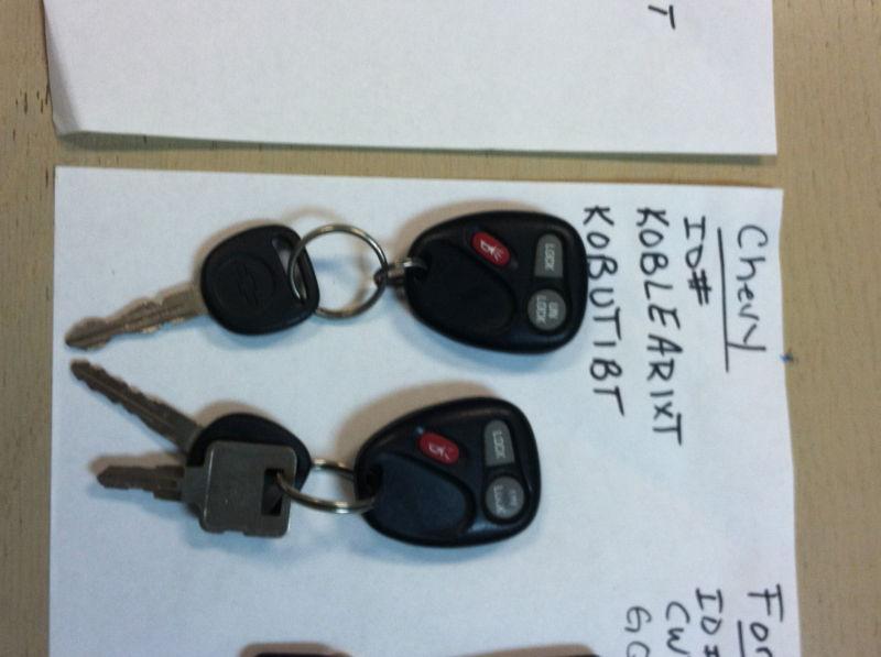 Chevy  key remote