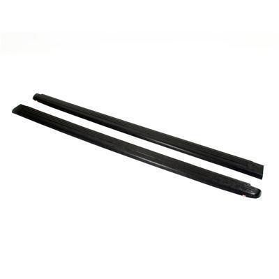 Wade automotive bed rail caps ribbed style plastic black chevy pair