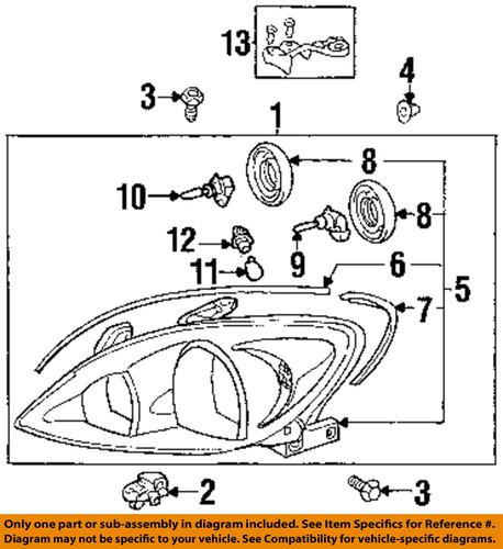 Toyota oem 81110aa060 headlight-headlamp assembly