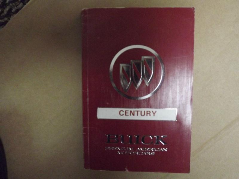 Buick century owners  guide