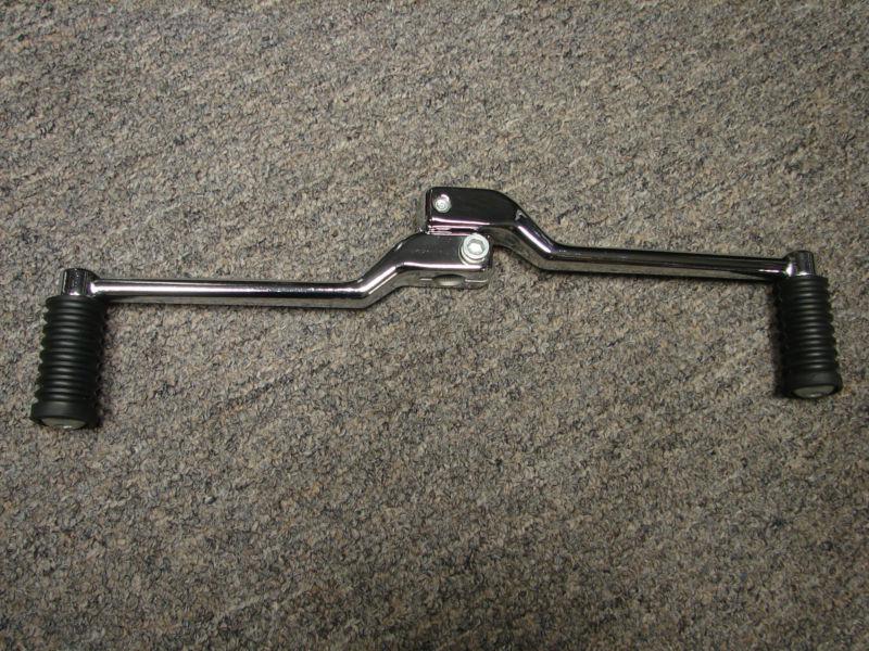 Harley davidson oem heel toe touring shift levers pedals flht chrome & rubber 