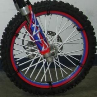 (white)"spoke colors"fits all bikes,spoke,covers,skins,yzf,kxf,rmz,ktm,crf,coats