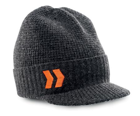 Brand new ktm winter grey knit beanie with visor    upw105870