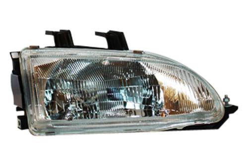 Tyc 20-1690-00 - 92-93 honda civic right replacement headlight assembly