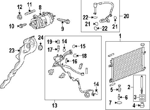 Buick 13277638 genuine oem factory original drier