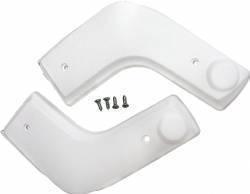 New mopar white bench seat hinge covers 1970-76 a-body 1973-74 e-body