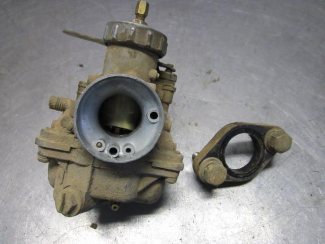 Yamaha at-1 at1 125 1972 1973 carb carburetor intake manifold mikuni body slide