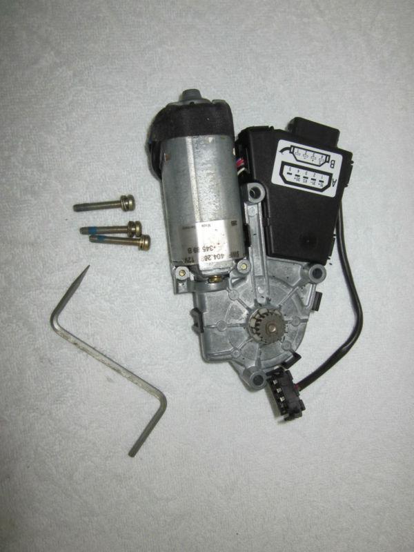 Audi a-6/ webasto used electric sunroof motor, manual crank & mounting screws