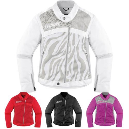 2014 icon hella 2 textile women's motorcycle jackets apparel ladies jackets