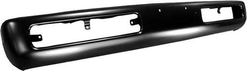 Bumper front nissan pickup 96 97 black metal 1pc