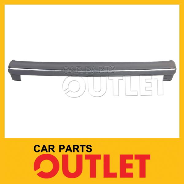 1986-1987 ford tempo rear face bar upper bumper cover raw matte black textured