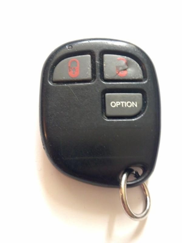 Audiovox avx01bt3cl3 car alarm keyless entry remote control transmitter fob 