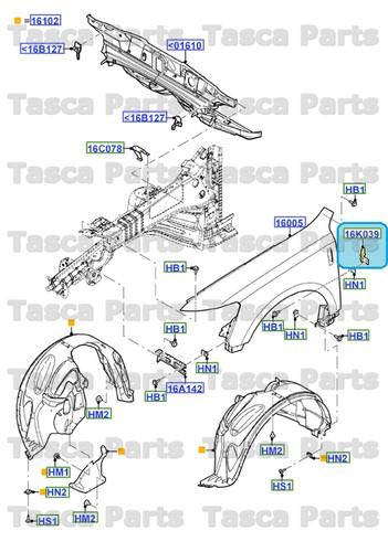 Brand new oem dash panel and front fender bracket ford lincoln #5f9z-16k039-a