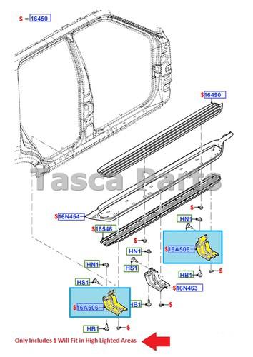 New oem rh or lh front running board bracket lincoln navigator ford expedition