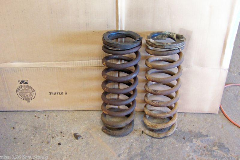 (t) oem 1971 1972 1973 r or l hand ford mustang mach1 351c front coil springs pr