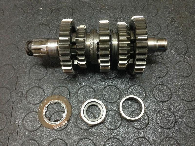 1980-1981 yamaha yz250 transmission counter shaft yz 250 output trans gears