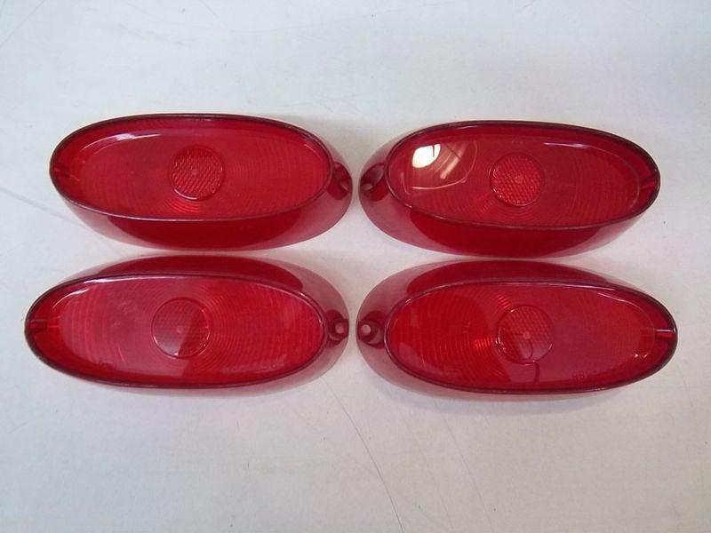 58 ford wagon. nors. tail light lens, set of 4