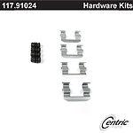 Centric parts 117.91024 front disc hardware kit