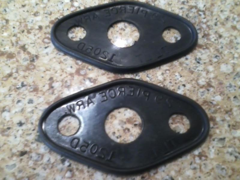 1929-30 pierce arrow tail light pads (pair)