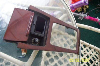 90 - lexus - es-250 - oem ashtray &shift bezel(wood  )