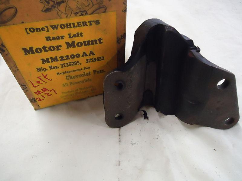 1955-57 chevy wohlert's left motor mount n.o.s. 