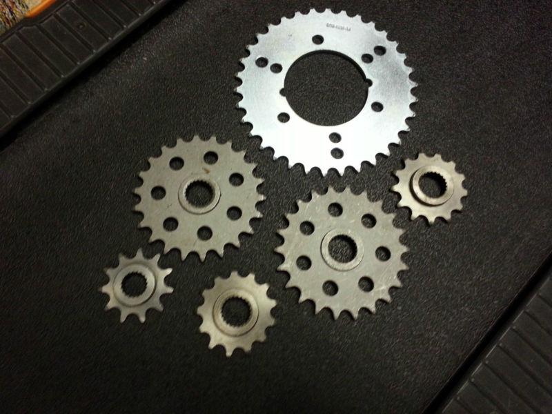 1995 polaris xplorer 400 4x4 sprockets full 6 sprocket set