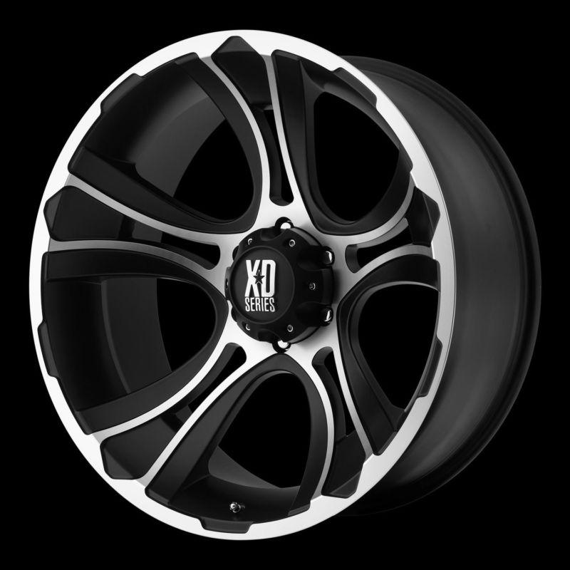 Kmc xd series xd80129088500 crank wheel 20" x 9" black 8x180