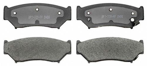 Acdelco durastop 17d556 brake pad or shoe, front-organic brake pad