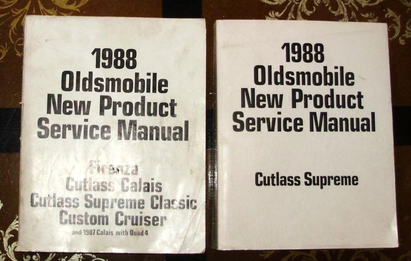 Original 1988 oldsm0bile new product service manuals  cutlass firenza