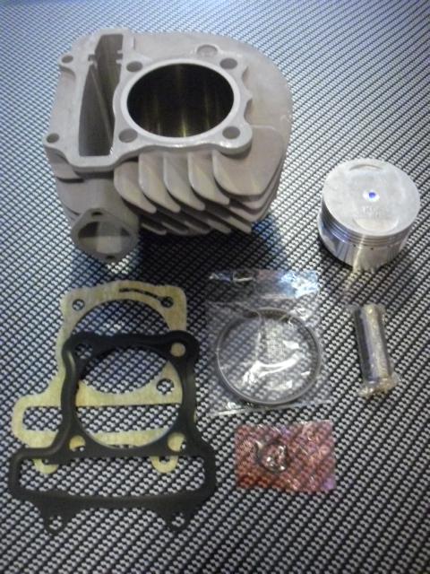 Scooter 150cc gy6 motorio high performance nikasil ceramic cylinder kit 58.5mm