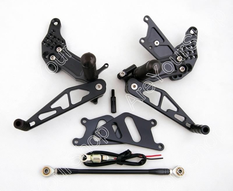 Rearset rear set suzuki gsxr1300 gsxr 1300 1999-2007 black