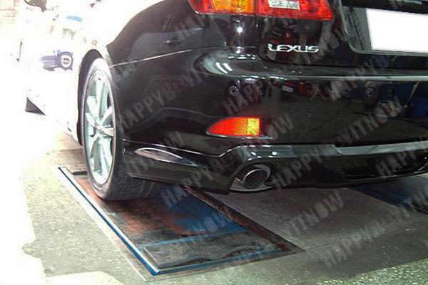 Painted lexus is250 is350 isf wd type rear bumper lip spoiler 06-11