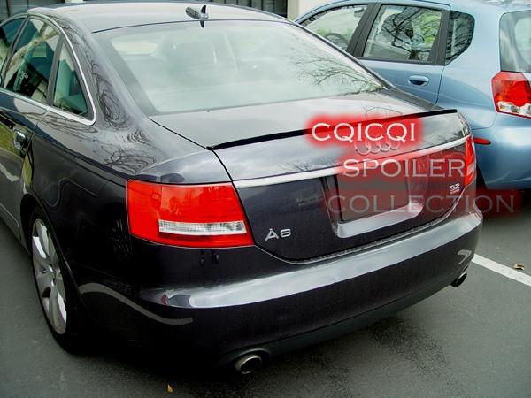 Unpainted trunk lip spoiler for 2005~2008 a6 c6 ◎